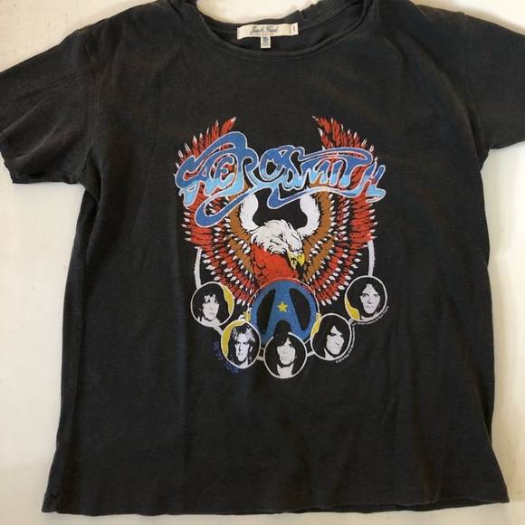 Aerosmith 1977 Tour Band T shirt - Picture 2 of 3